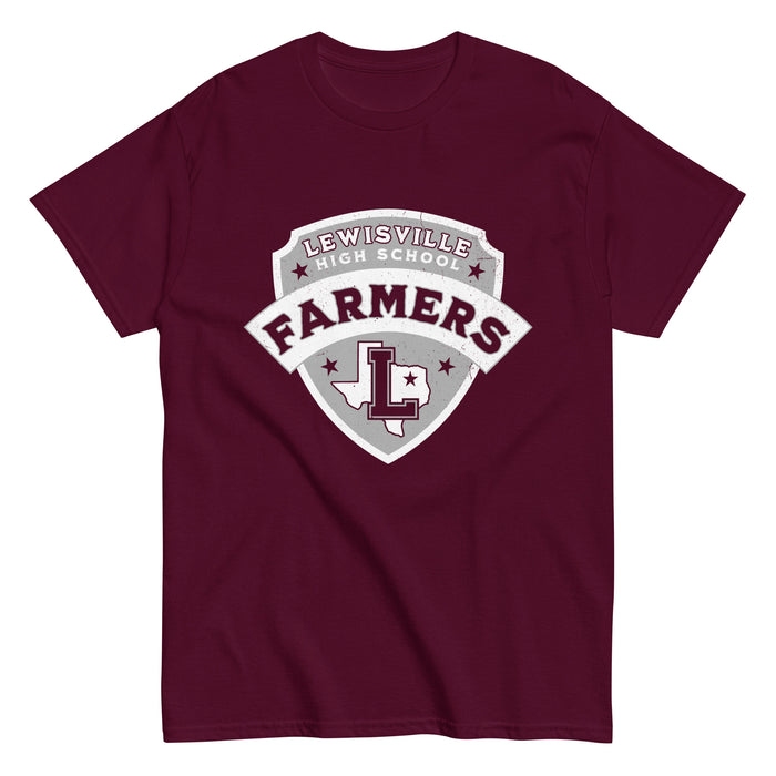 Lewisville High School Farmers Maroon Classic Unisex T-shirt 221