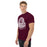 Man wearing Cy-Fair High School Bobcats Maroon Classic Unisex T-shirt 219a