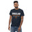 Man wearing a Bridgeland High School Bears Classic Unisex Navy T-shirt 03