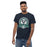 Man wearing Cypress Ridge High School Rams Navy Classic Unisex T-shirt 212