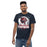 Man wearing Cypress Springs High School Panthers Navy Classic Unisex T-shirt 202