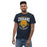 Man wearing Nimitz High School Cougars Navy Blue Classic Unisex T-shirt 213