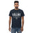 Man wearing a Klein Collins High School Tigers Classic Unisex Navy T-shirt 03