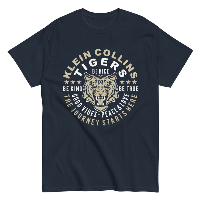 Klein Collins High School Tigers Classic Unisex Navy T-shirt 16