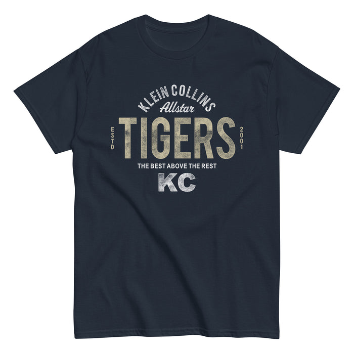 Klein Collins High School Tigers Classic Unisex Navy T-shirt 40