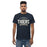 Man wearing a Klein Collins High School Tigers Classic Unisex Navy T-shirt 44