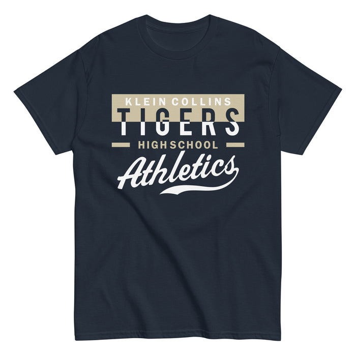 Klein Collins High School Tigers Classic Unisex Navy T-shirt 48