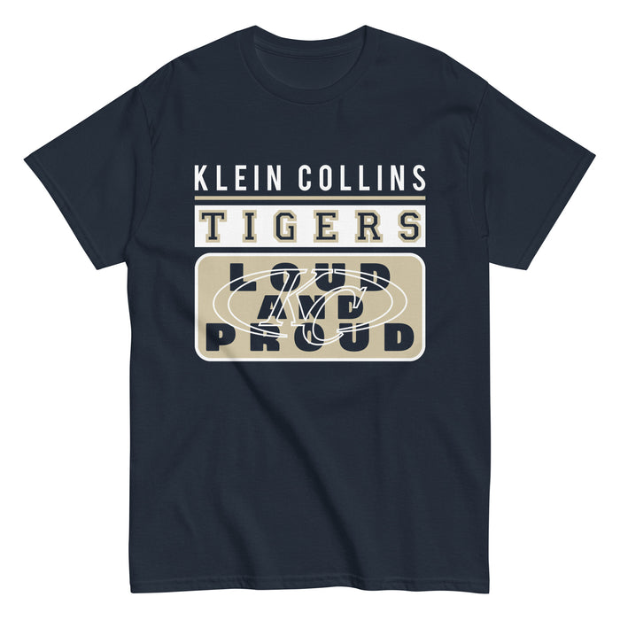 Klein Collins High School Tigers Classic Unisex Navy T-shirt 86