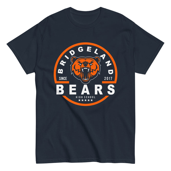 Bridgeland High School Bears Classic Unisex Navy T-shirt 04