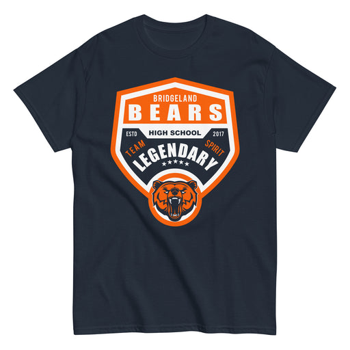 Bridgeland High School Bears Classic Unisex Navy T-shirt 14