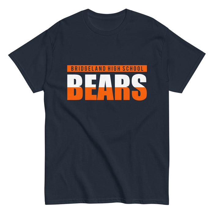 Bridgeland High School Bears Classic Unisex Navy T-shirt 25