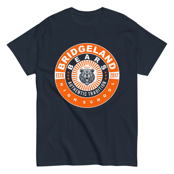 Bridgeland High School Bears Classic Unisex Navy T-shirt 30