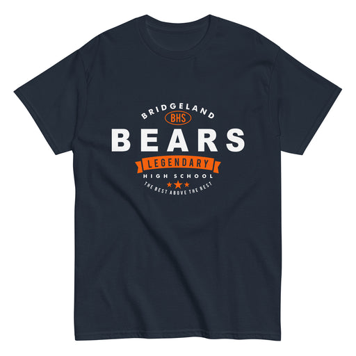 Bridgeland High School Bears Classic Unisex Navy T-shirt 44