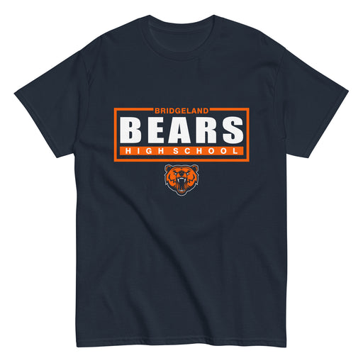 Bridgeland High School Bears Classic Unisex Navy T-shirt 49