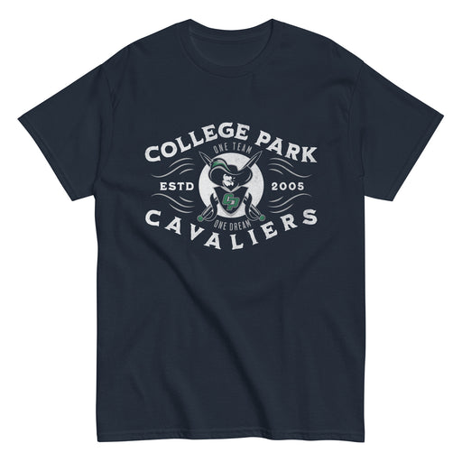 College Park High School Cavaliers Classic Unisex Navy T-shirt 202