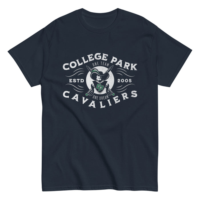 College Park High School Cavaliers Classic Unisex Navy T-shirt 202