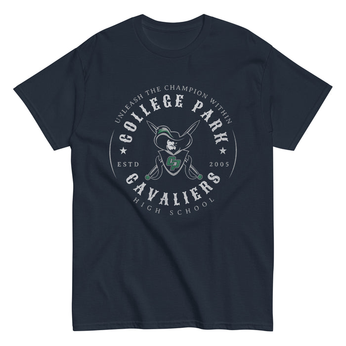 College Park High School Cavaliers Classic Unisex Navy T-shirt 211