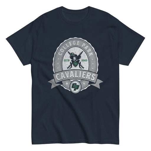 College Park High School Cavaliers Classic Unisex Navy T-shirt 213