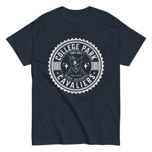 College Park High School Cavaliers Classic Unisex Navy T-shirt 215