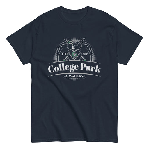 College Park High School Cavaliers Classic Unisex Navy T-shirt 219