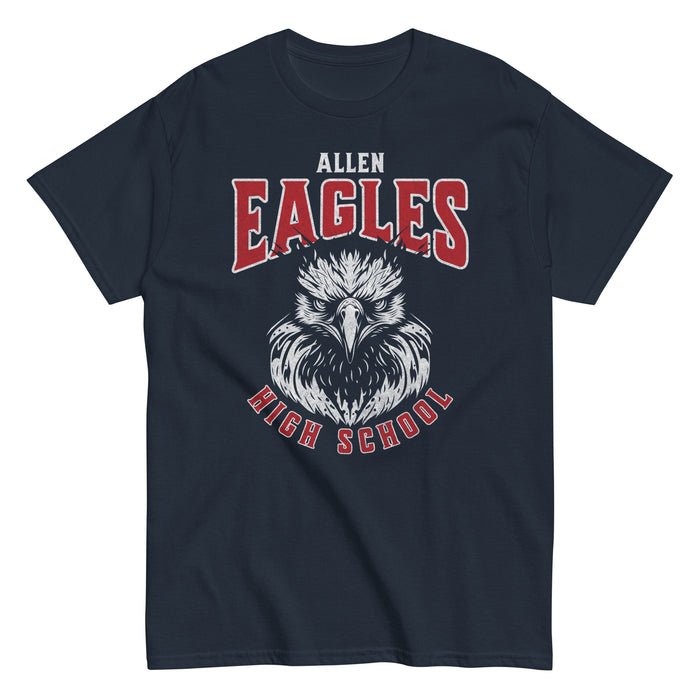 Allen High School Eagles Classic Unisex Navy T-shirt 202