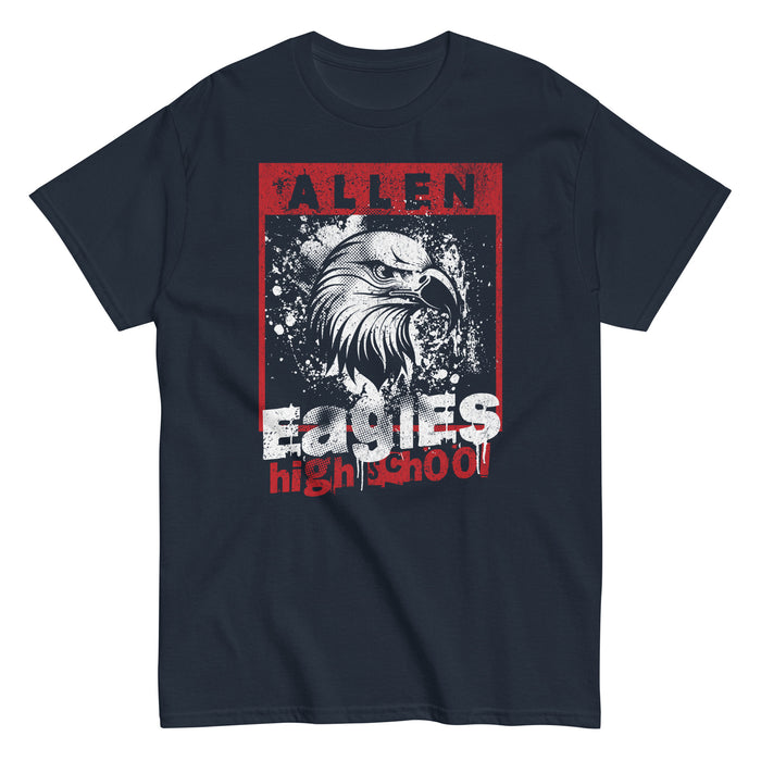 Allen High School Eagles Classic Unisex Navy T-shirt 210