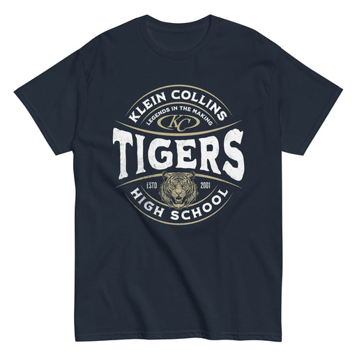 Klein Collins High School Tigers Classic Unisex Navy T-shirt 201