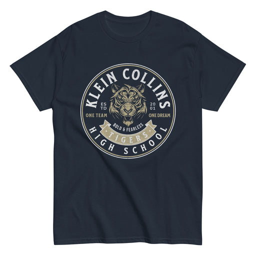 Klein Collins High School Tigers Classic Unisex Navy T-shirt 203