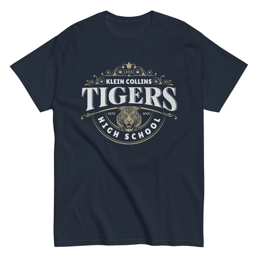 Klein Collins High School Tigers Classic Unisex Navy T-shirt 206
