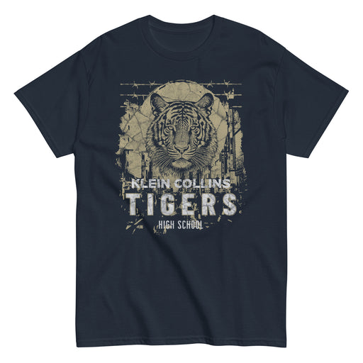 Klein Collins High School Tigers Classic Unisex Navy T-shirt 211
