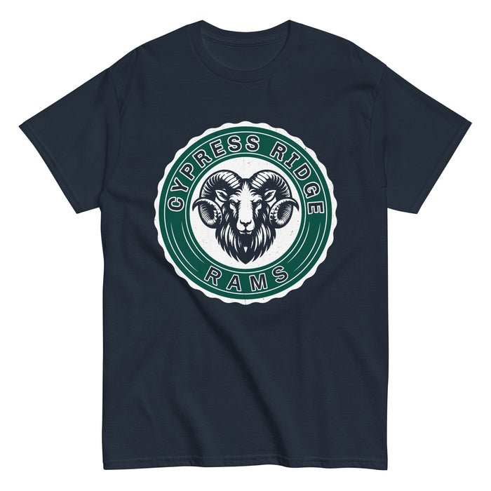 Cypress Ridge High School Rams Navy Classic Unisex T-shirt 216