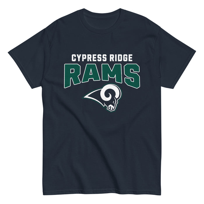 Cypress Ridge High School Rams Navy Classic Unisex T-shirt 221