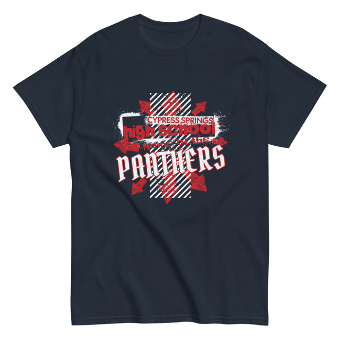 Cypress Springs High School Panthers Navy Classic Unisex T-shirt 210