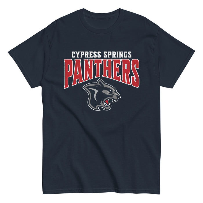 Cypress Springs High School Panthers Navy Classic Unisex T-shirt 222