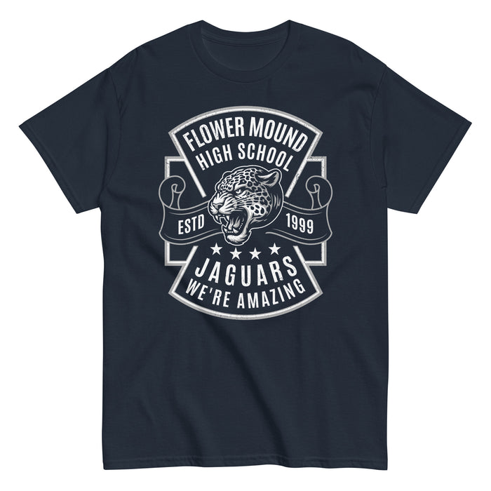 Flower Mound High School Jaguars Navy Blue Classic Unisex T-shirt 207