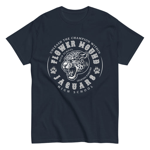 Flower Mound High School Jaguars Navy Blue Classic Unisex T-shirt 214