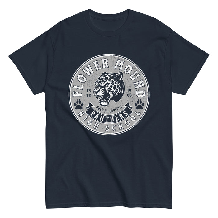 Flower Mound High School Jaguars Navy Blue Classic Unisex T-shirt 215