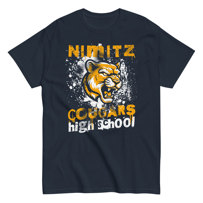 Nimitz High School Cougars Navy Blue Classic Unisex T-shirt 205