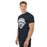 Side view of Flower Mound High School Jaguars Navy Blue Classic Unisex T-shirt 221