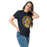 Woman wearing Nimitz High School Cougars Navy Blue Classic Unisex T-shirt 220