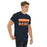 Man wearing a Bridgeland High School Bears Classic Unisex Navy T-shirt 35a