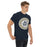 Man wearing a Klein Collins High School Tigers Classic Unisex Navy T-shirt 209