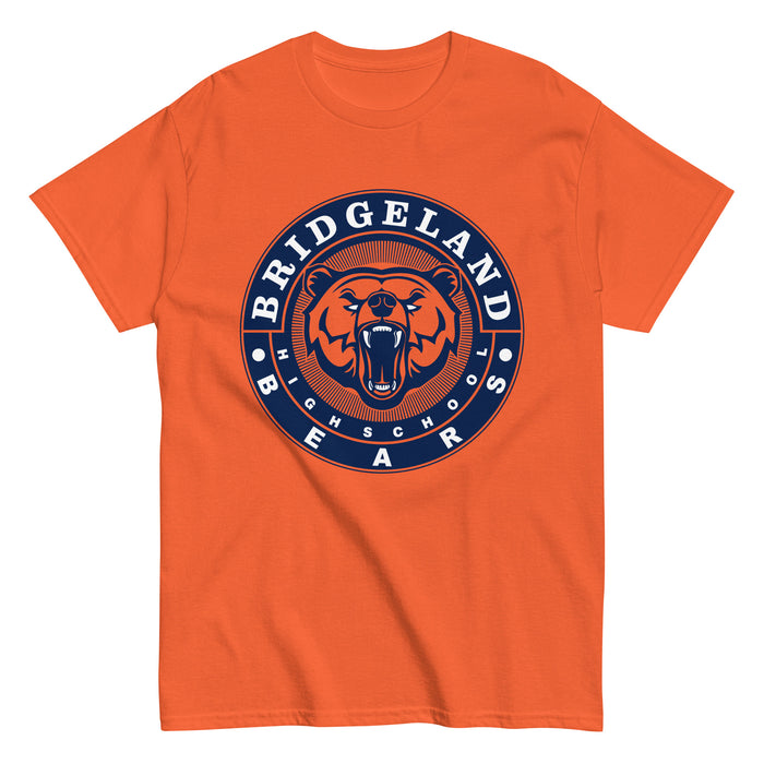 Bridgeland High School Bears Classic Unisex Orange T-shirt 02