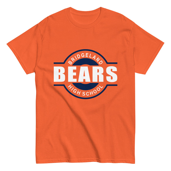 Bridgeland High School Bears Classic Unisex Orange T-shirt 11