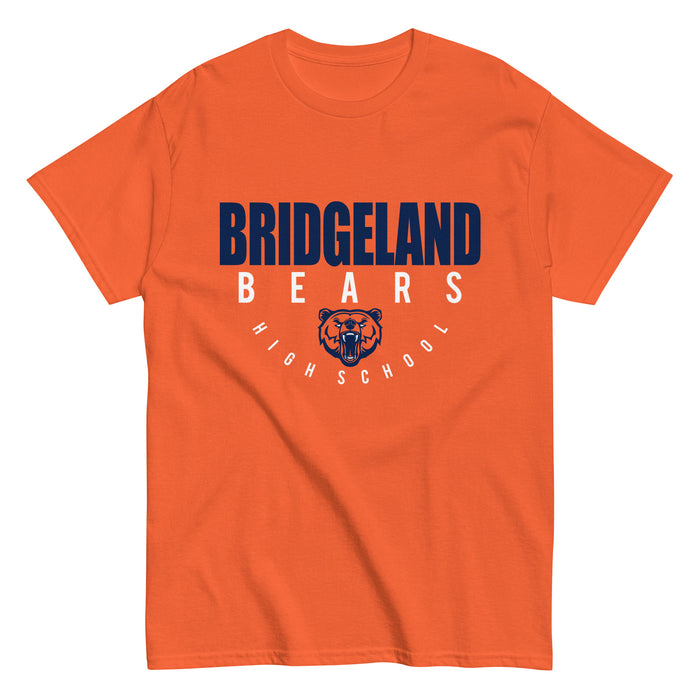 Bridgeland High School Bears Classic Unisex Orange T-shirt 12