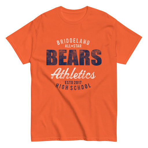 Bridgeland High School Bears Classic Unisex Orange T-shirt 34