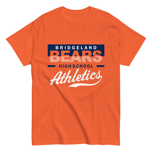 Bridgeland High School Bears Classic Unisex Orange T-shirt 48