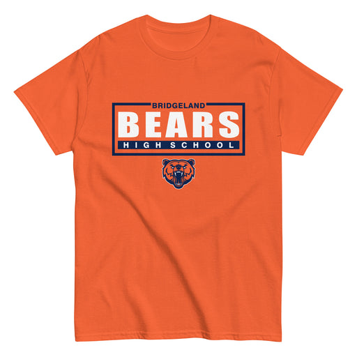 Bridgeland High School Bears Classic Unisex Orange T-shirt 49