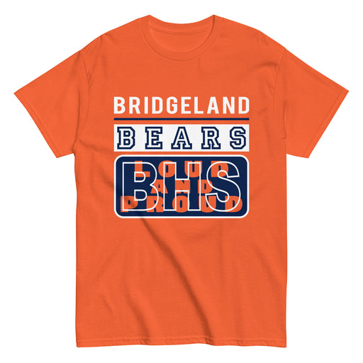 Bridgeland High School Bears Classic Unisex Orange T-shirt 86