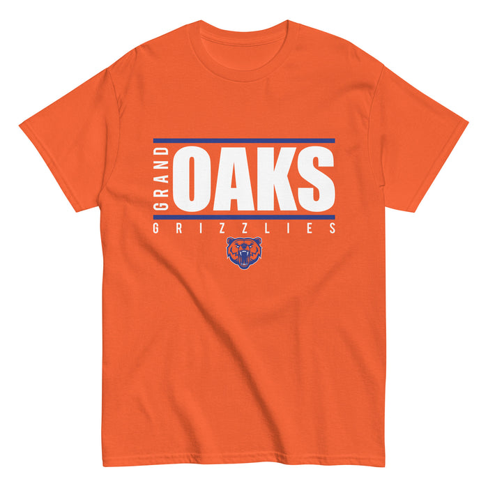 Grand Oaks High School Grizzlies Classic Unisex Orange T-shirt 07